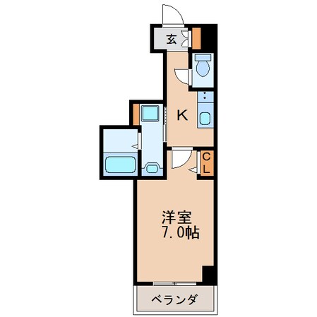 PONTE ALTO新栄の物件間取画像